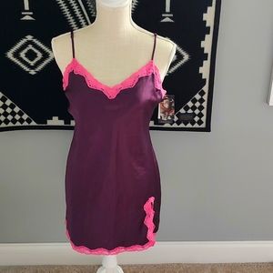 Victoria's Secret Purple and Pink Chemise